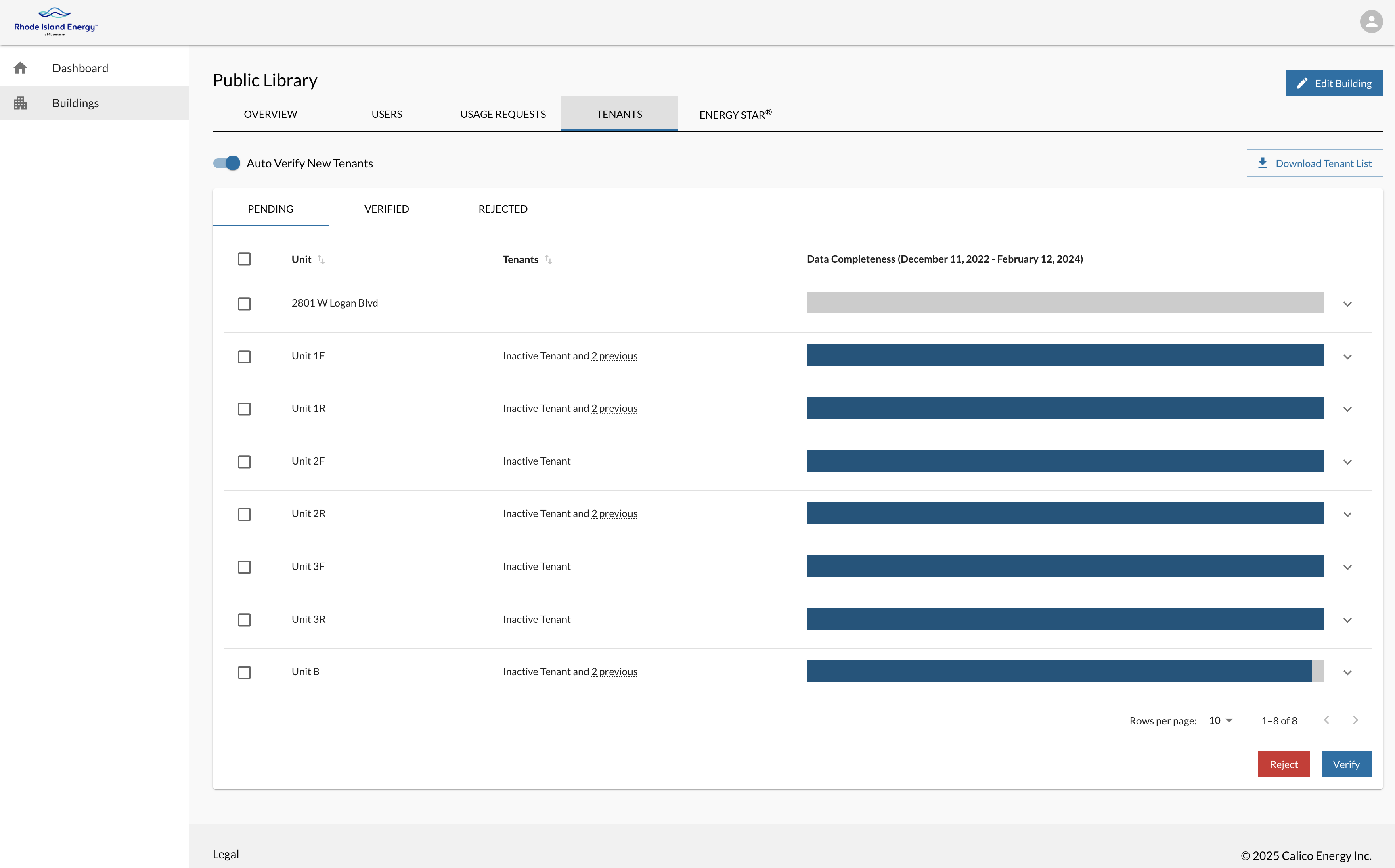 BDP Tenant Verification
