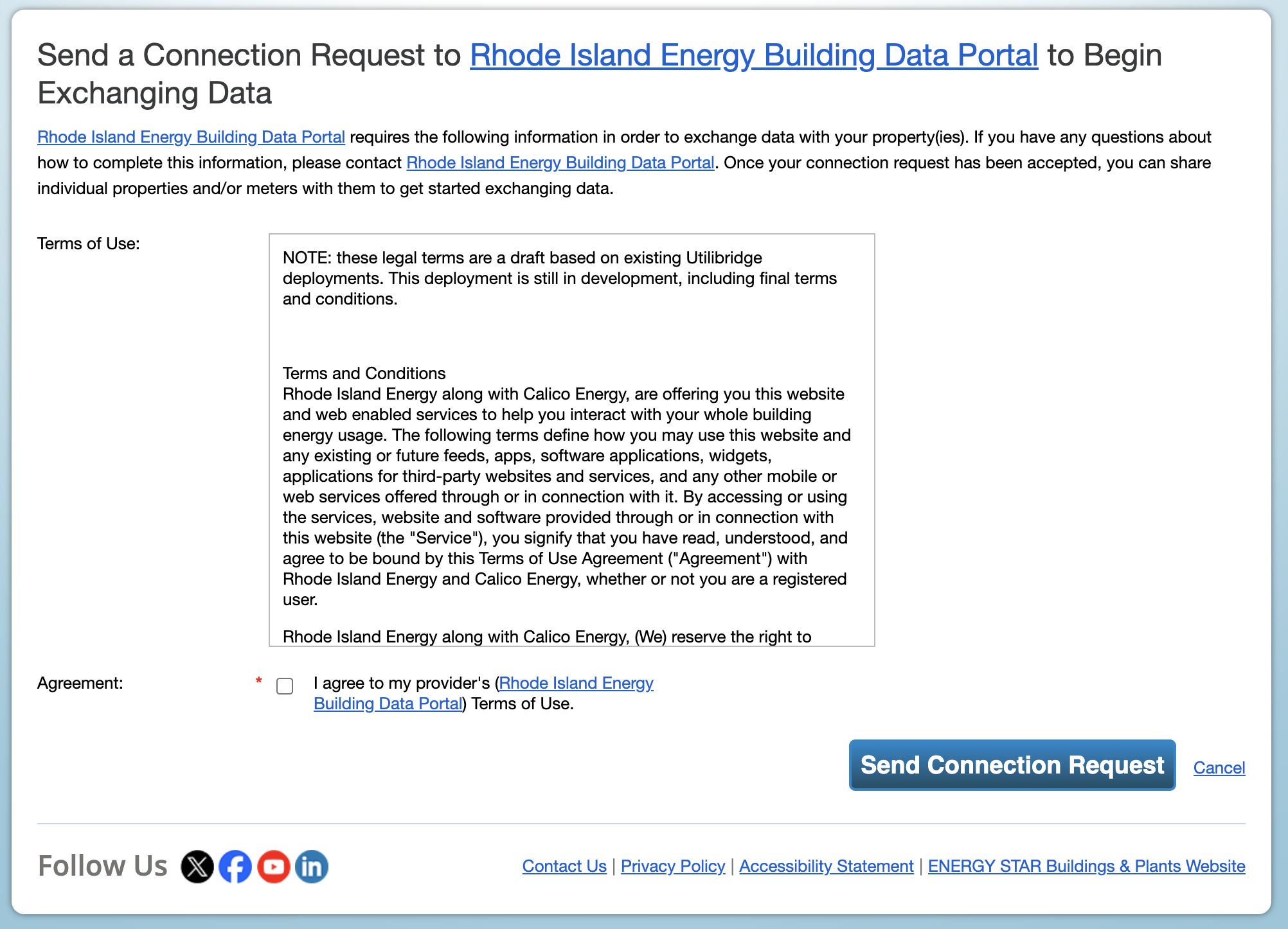 ESPM Send Connection Request