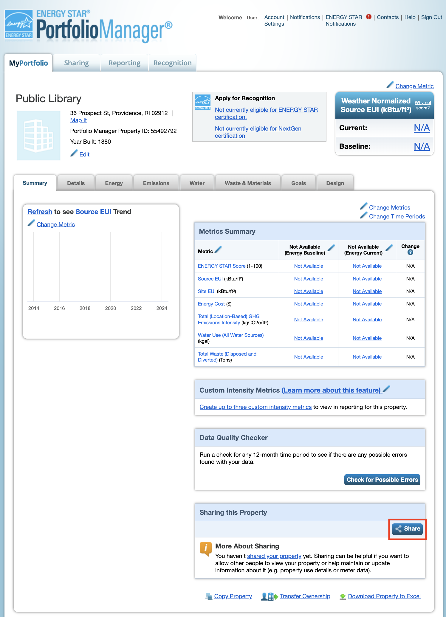 ESPM Property Share