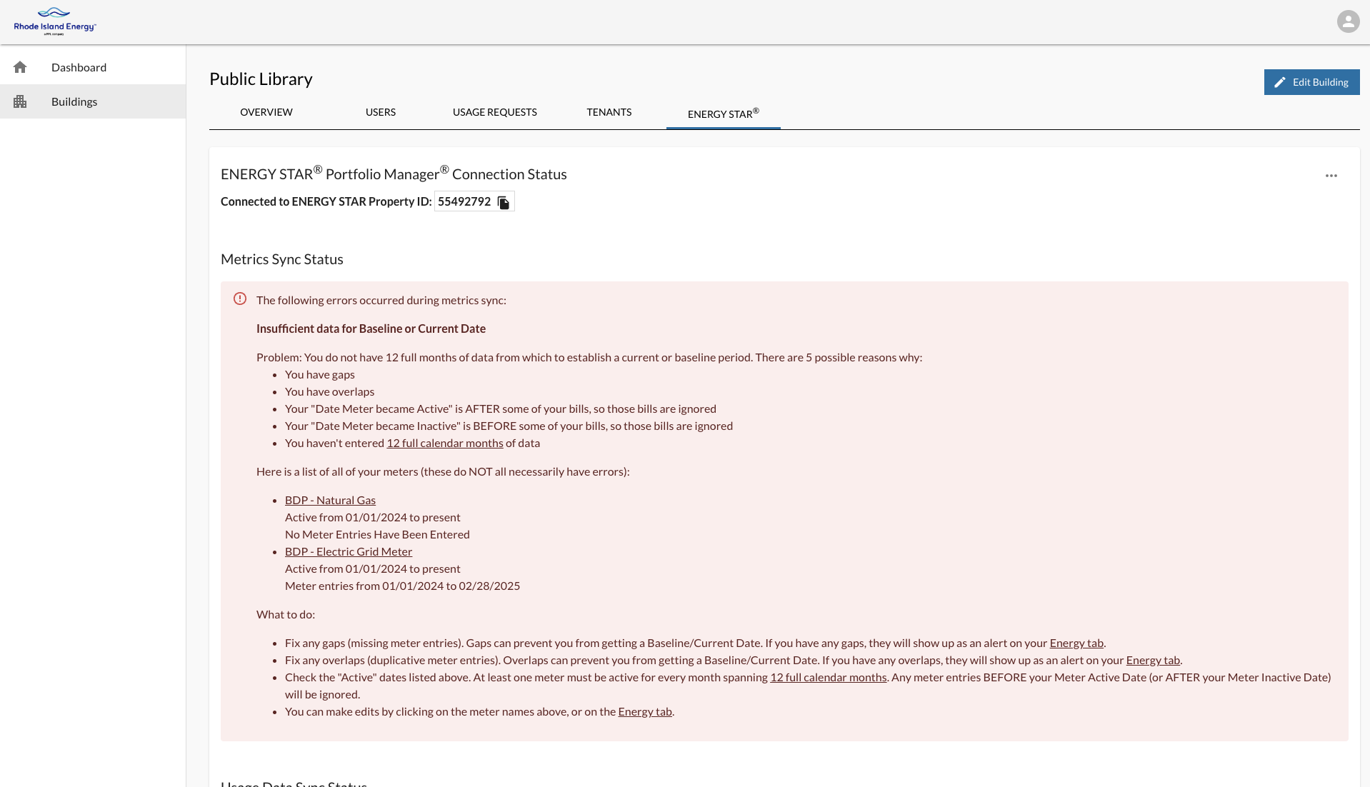 BDP ESPM Sync Errors